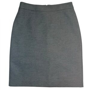 Dark Green Metallic Pencil Skirt Ann Taylor Factory Size 10 Executive Business